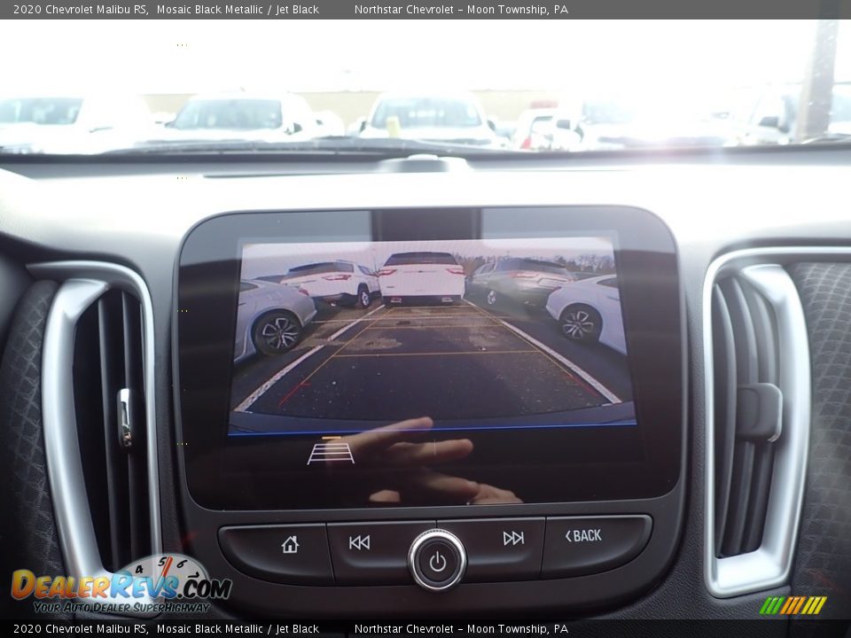 2020 Chevrolet Malibu RS Mosaic Black Metallic / Jet Black Photo #17