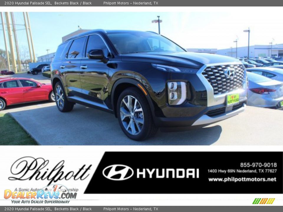 2020 Hyundai Palisade SEL Becketts Black / Black Photo #1