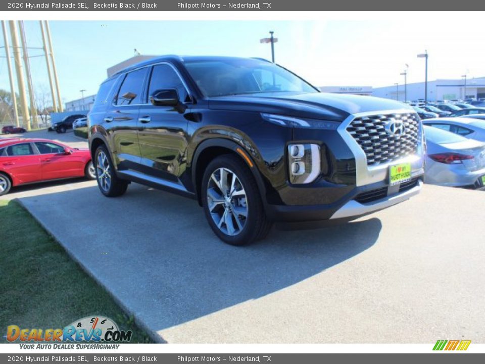 2020 Hyundai Palisade SEL Becketts Black / Black Photo #2