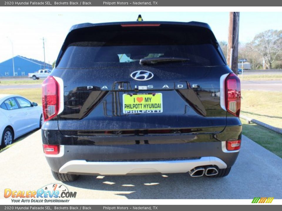 2020 Hyundai Palisade SEL Becketts Black / Black Photo #6