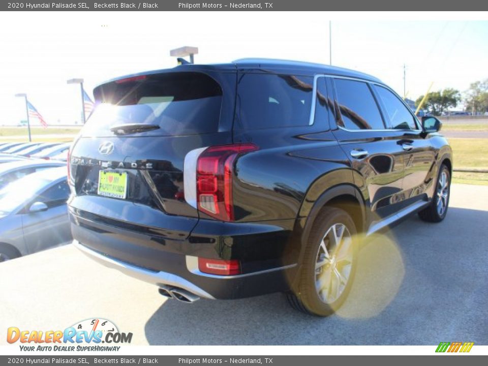 2020 Hyundai Palisade SEL Becketts Black / Black Photo #7