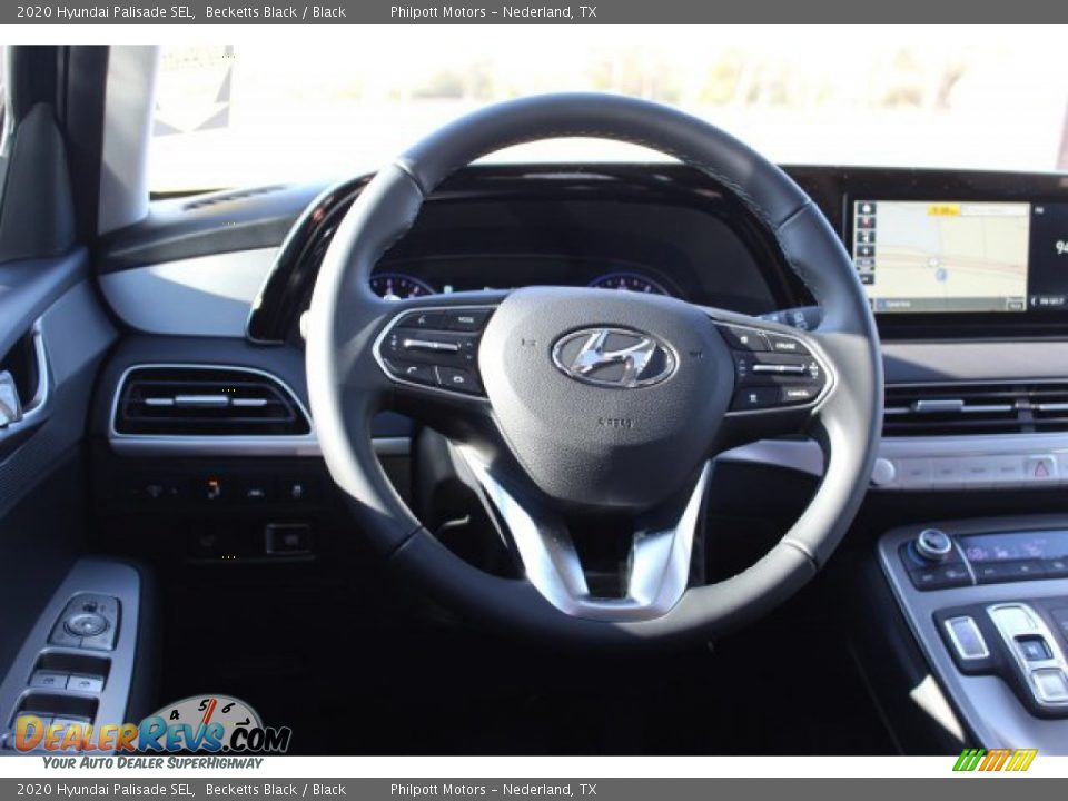 2020 Hyundai Palisade SEL Becketts Black / Black Photo #22
