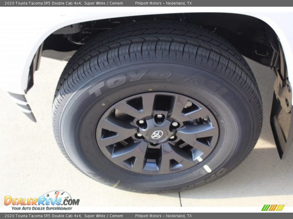 2020 Toyota Tacoma SR5 Double Cab 4x4 Super White / Cement Photo #5