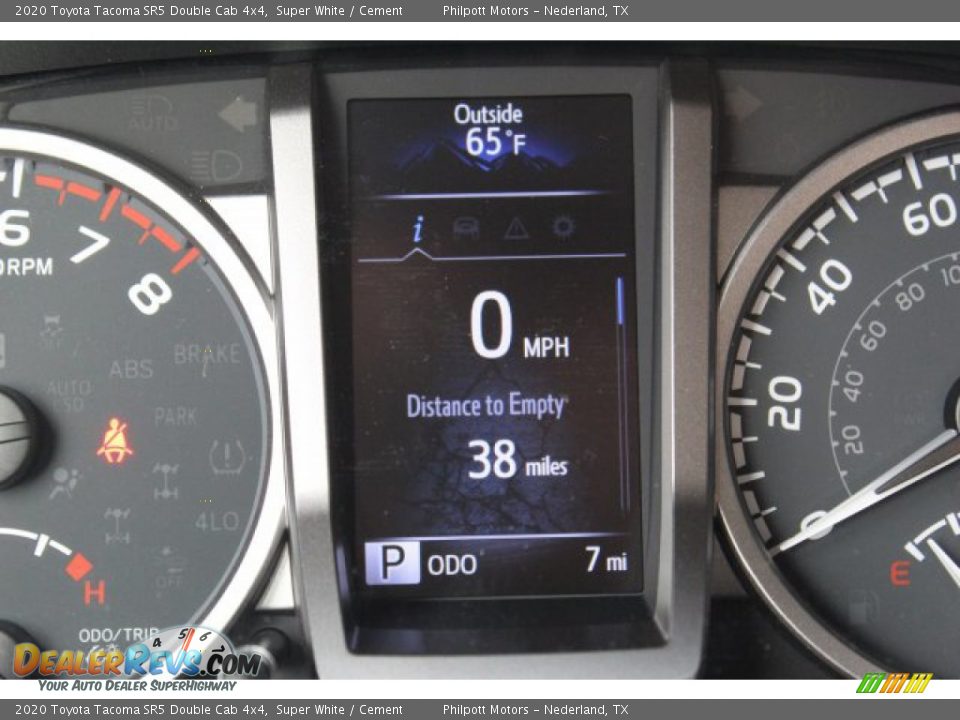 2020 Toyota Tacoma SR5 Double Cab 4x4 Super White / Cement Photo #17