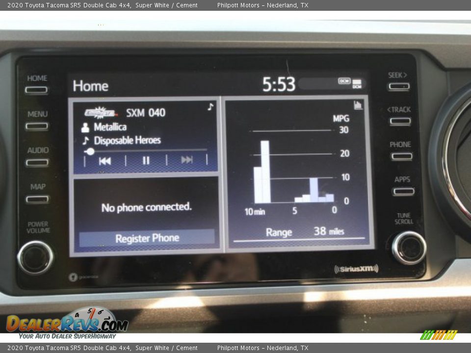 2020 Toyota Tacoma SR5 Double Cab 4x4 Super White / Cement Photo #18