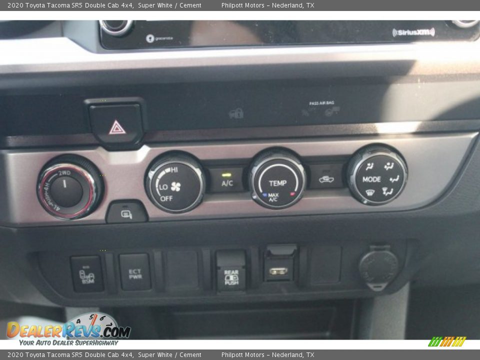 2020 Toyota Tacoma SR5 Double Cab 4x4 Super White / Cement Photo #19