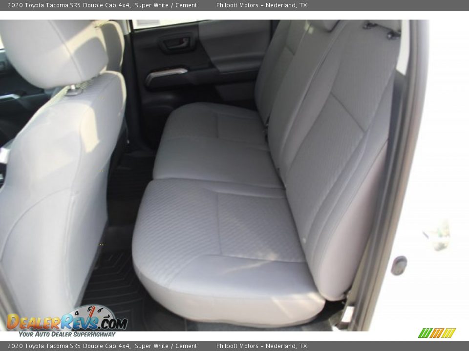 2020 Toyota Tacoma SR5 Double Cab 4x4 Super White / Cement Photo #22