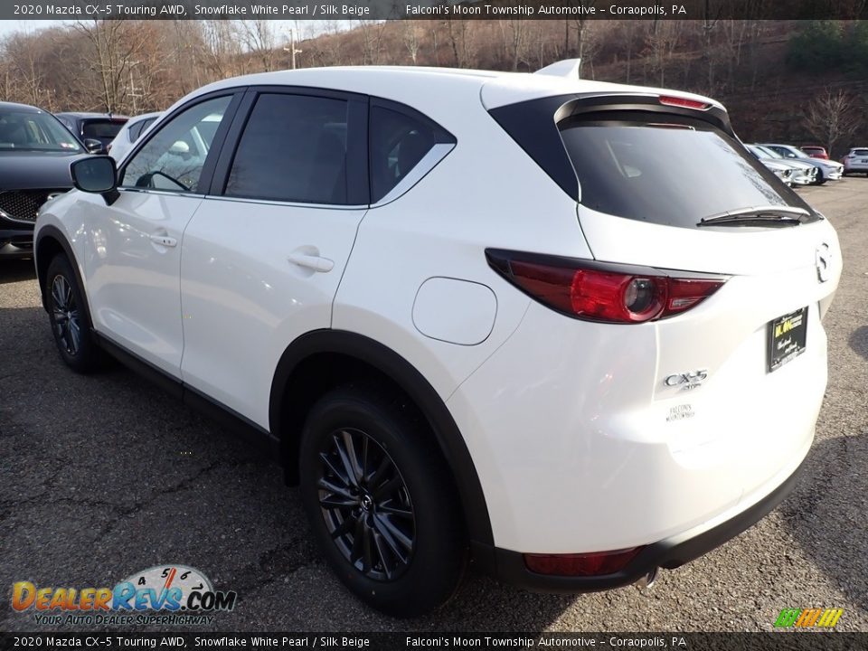 2020 Mazda CX-5 Touring AWD Snowflake White Pearl / Silk Beige Photo #6