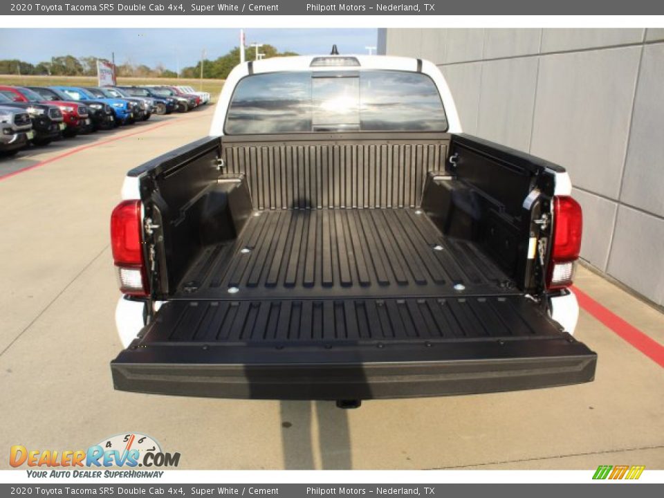 2020 Toyota Tacoma SR5 Double Cab 4x4 Super White / Cement Photo #25