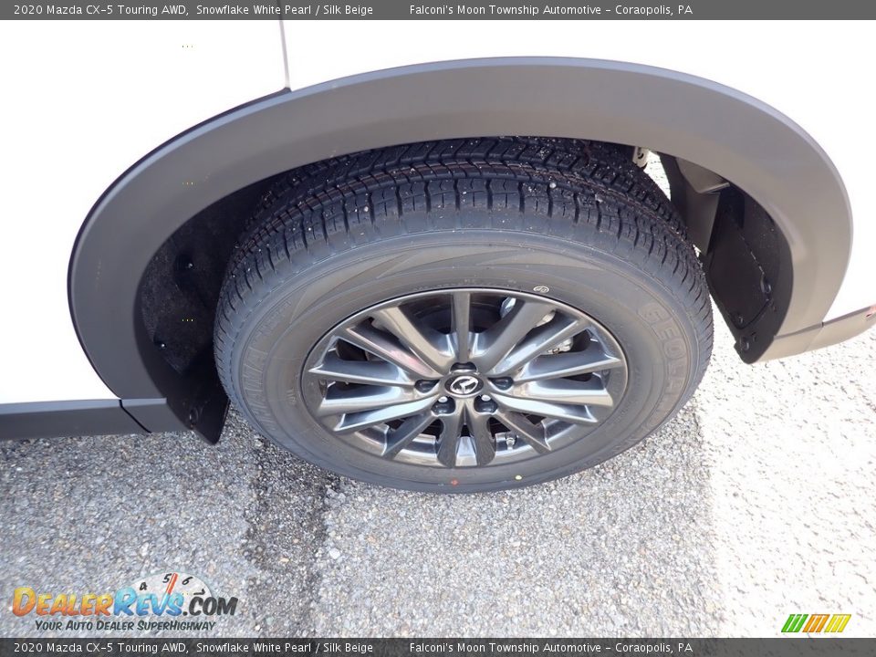 2020 Mazda CX-5 Touring AWD Snowflake White Pearl / Silk Beige Photo #7