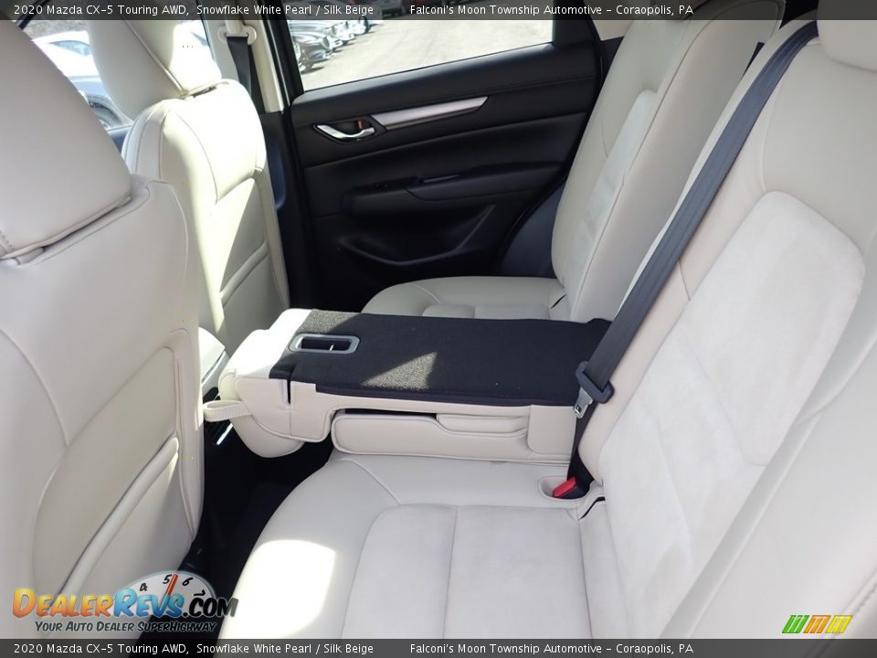 2020 Mazda CX-5 Touring AWD Snowflake White Pearl / Silk Beige Photo #8
