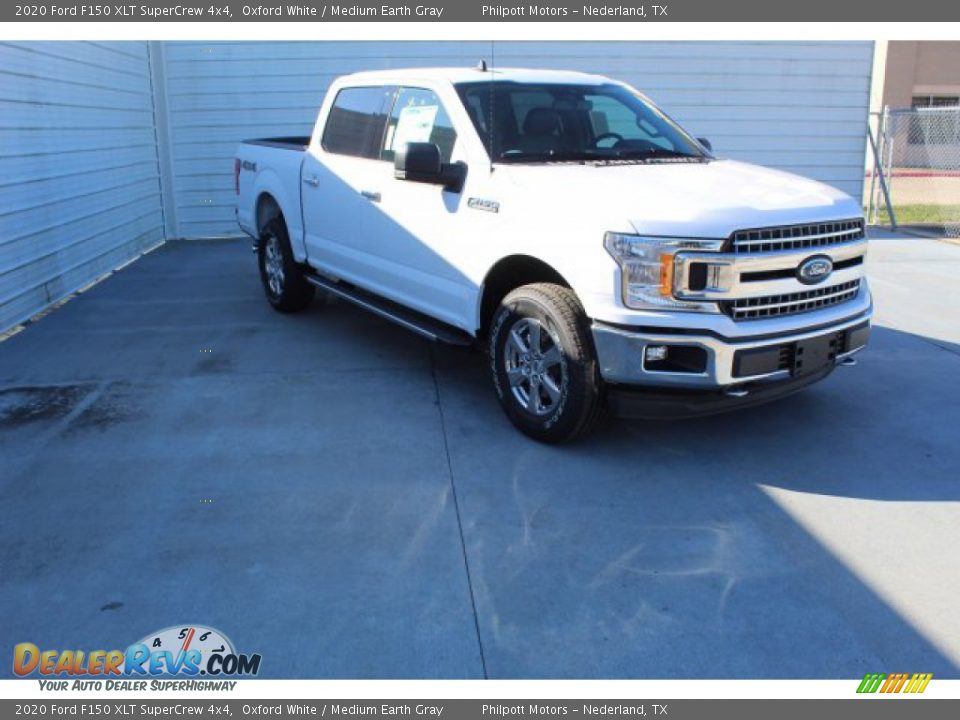 2020 Ford F150 XLT SuperCrew 4x4 Oxford White / Medium Earth Gray Photo #2