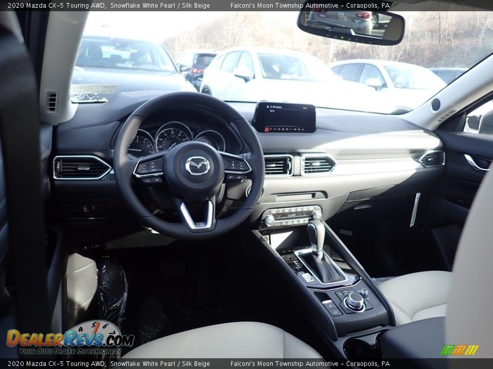 2020 Mazda CX-5 Touring AWD Snowflake White Pearl / Silk Beige Photo #9