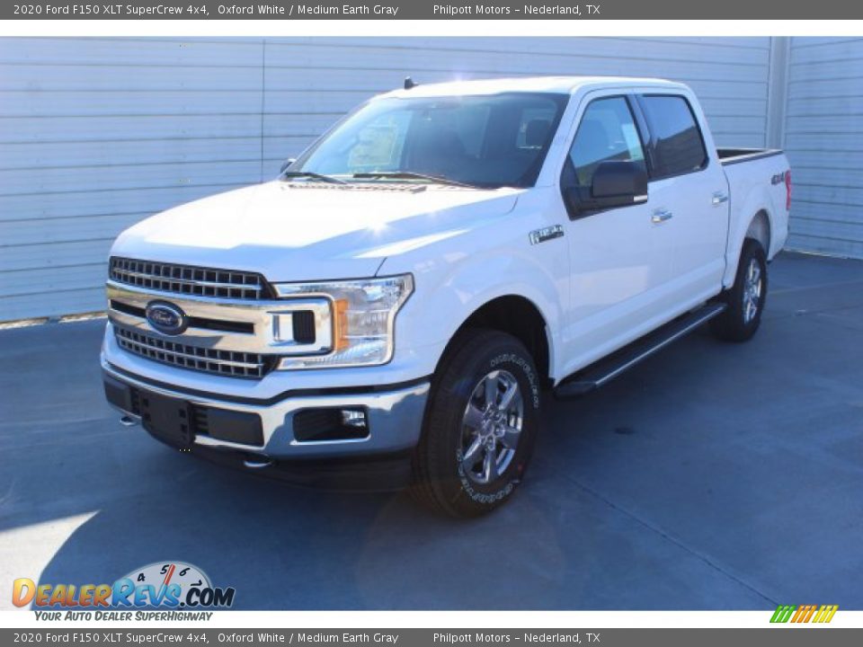 2020 Ford F150 XLT SuperCrew 4x4 Oxford White / Medium Earth Gray Photo #4