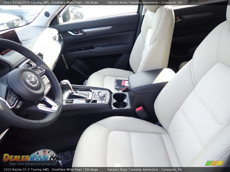 2020 Mazda CX-5 Touring AWD Snowflake White Pearl / Silk Beige Photo #11