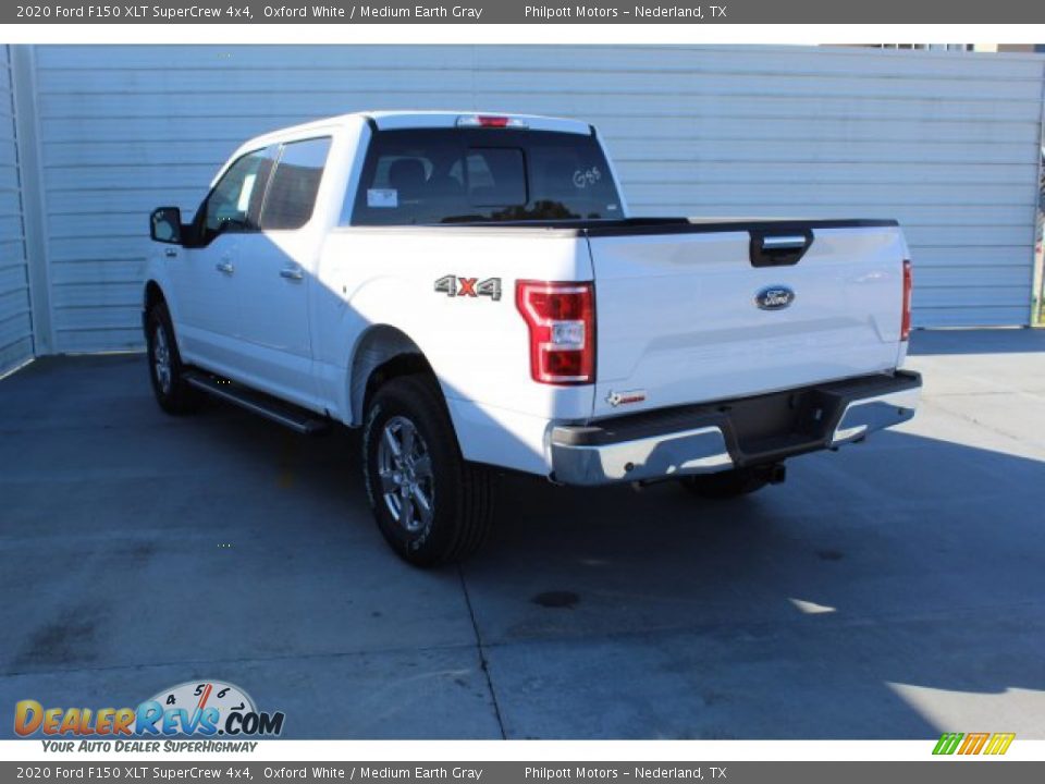 2020 Ford F150 XLT SuperCrew 4x4 Oxford White / Medium Earth Gray Photo #6