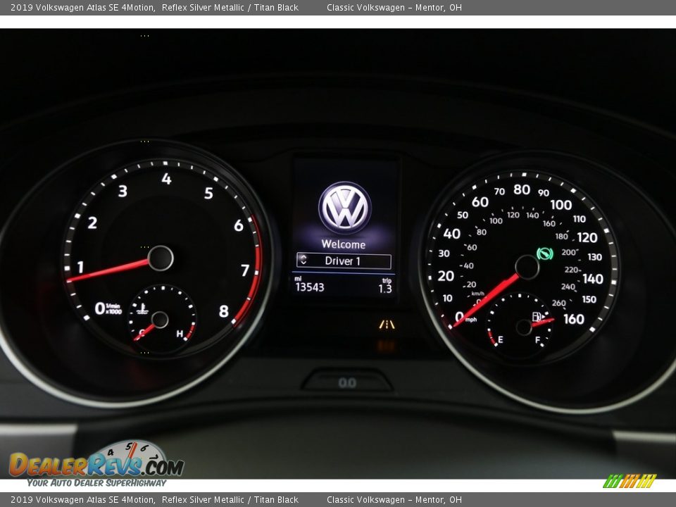 2019 Volkswagen Atlas SE 4Motion Gauges Photo #7
