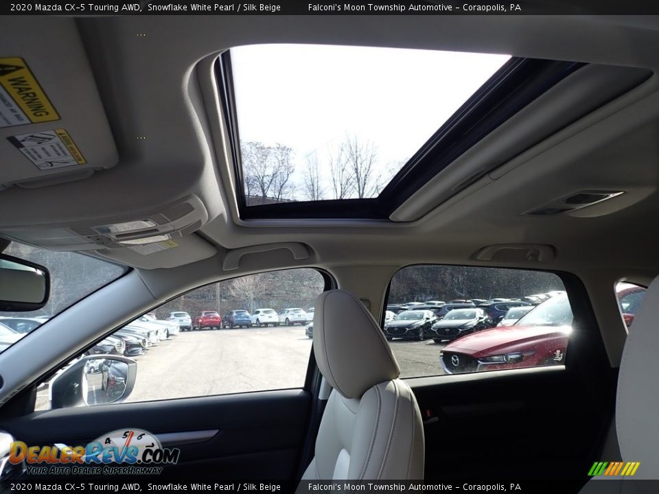 2020 Mazda CX-5 Touring AWD Snowflake White Pearl / Silk Beige Photo #13