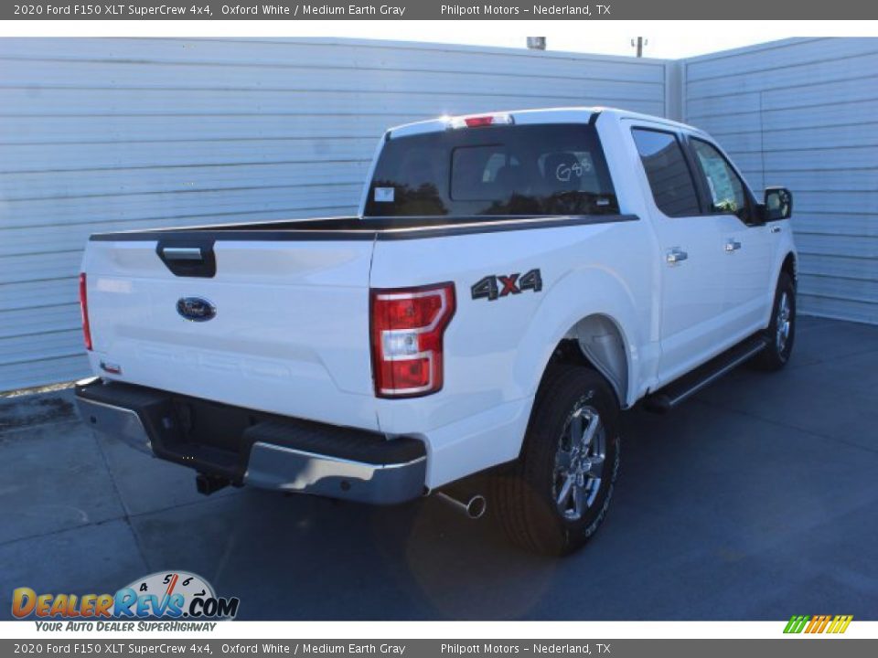 2020 Ford F150 XLT SuperCrew 4x4 Oxford White / Medium Earth Gray Photo #8