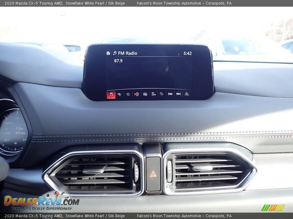 2020 Mazda CX-5 Touring AWD Snowflake White Pearl / Silk Beige Photo #14