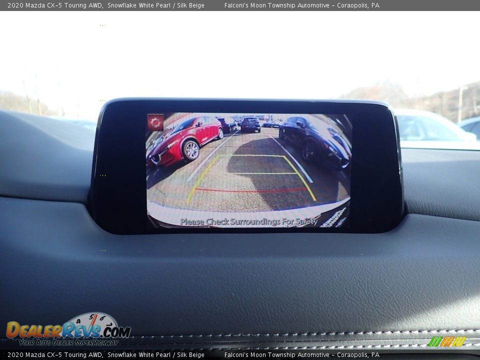 2020 Mazda CX-5 Touring AWD Snowflake White Pearl / Silk Beige Photo #15