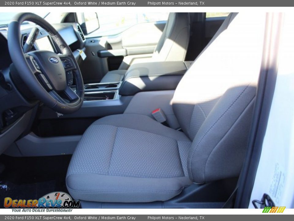 2020 Ford F150 XLT SuperCrew 4x4 Oxford White / Medium Earth Gray Photo #10