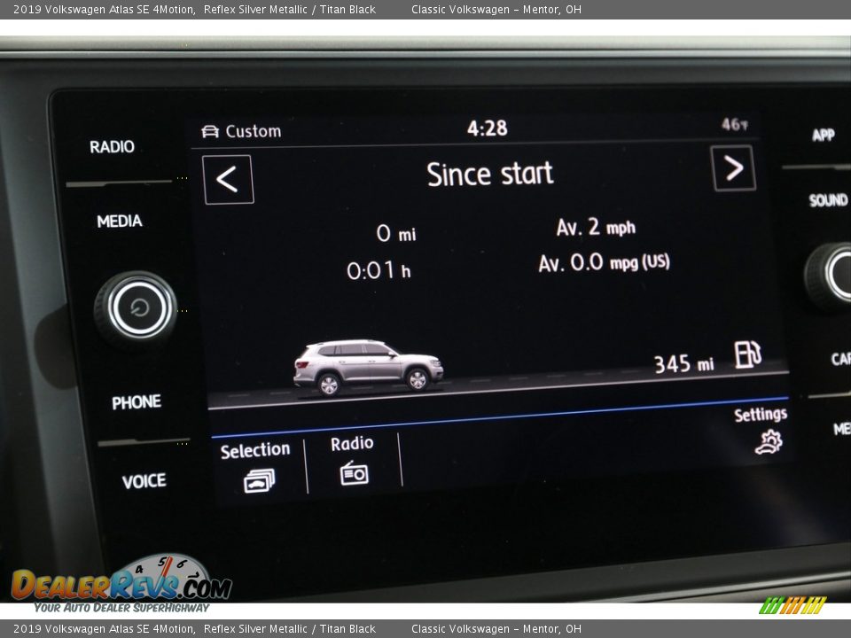 2019 Volkswagen Atlas SE 4Motion Reflex Silver Metallic / Titan Black Photo #11