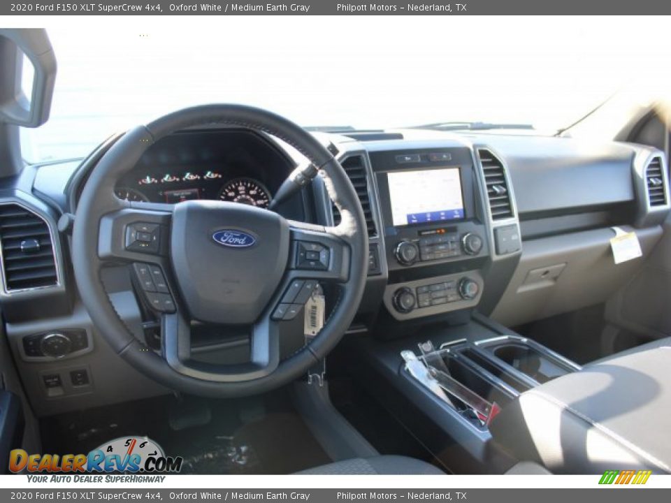 2020 Ford F150 XLT SuperCrew 4x4 Oxford White / Medium Earth Gray Photo #21