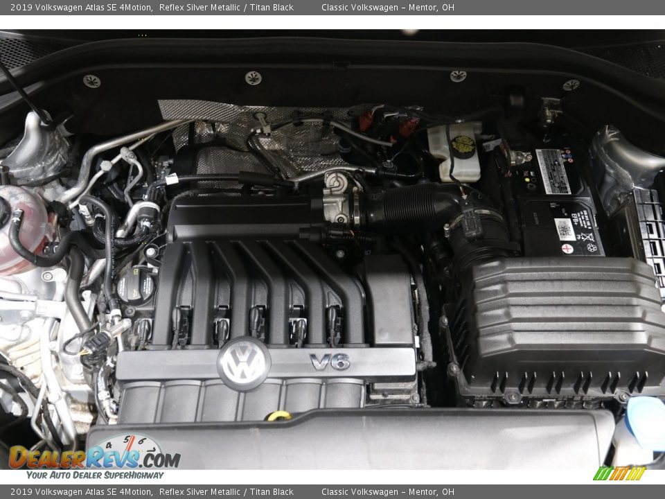 2019 Volkswagen Atlas SE 4Motion Reflex Silver Metallic / Titan Black Photo #20