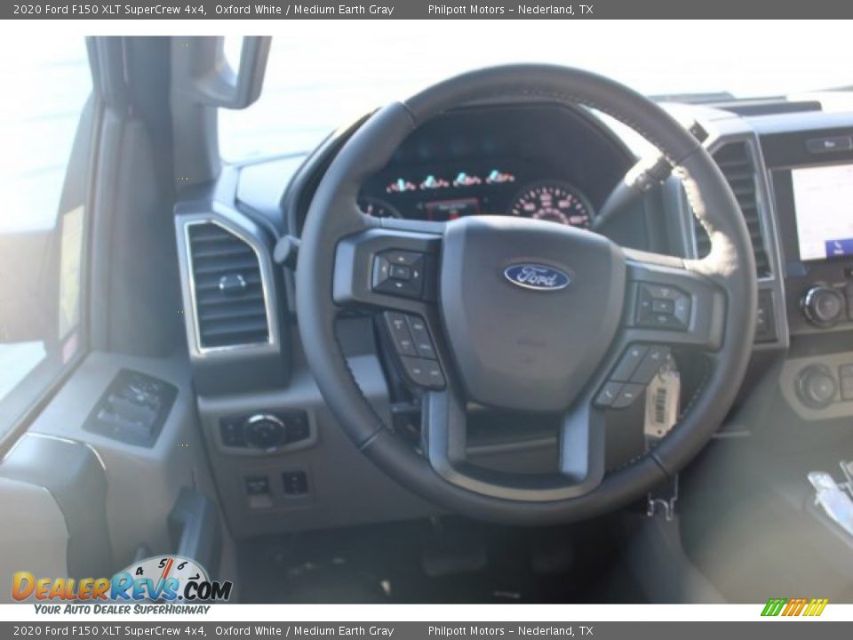 2020 Ford F150 XLT SuperCrew 4x4 Oxford White / Medium Earth Gray Photo #22