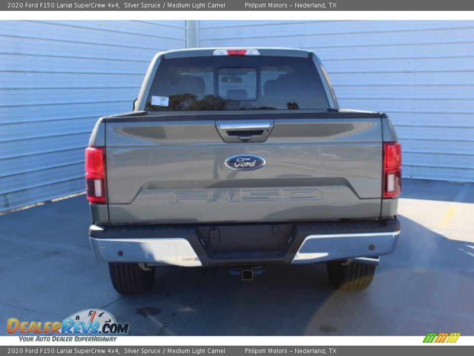 2020 Ford F150 Lariat SuperCrew 4x4 Silver Spruce / Medium Light Camel Photo #7