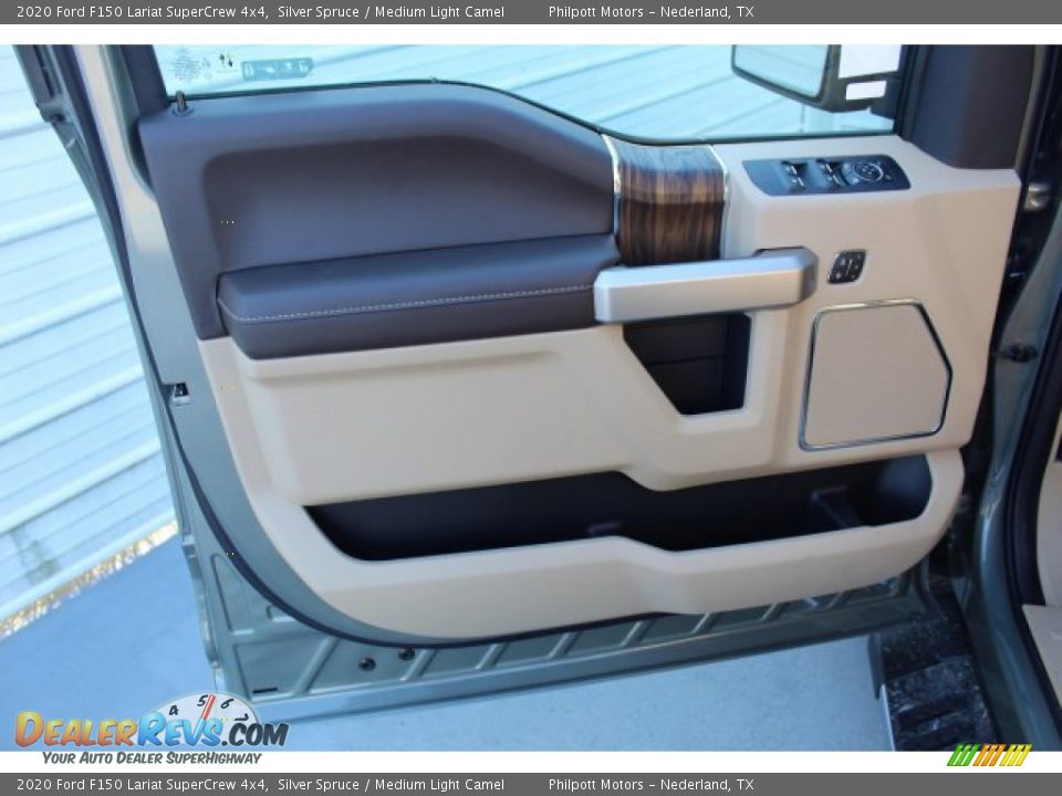 2020 Ford F150 Lariat SuperCrew 4x4 Silver Spruce / Medium Light Camel Photo #9