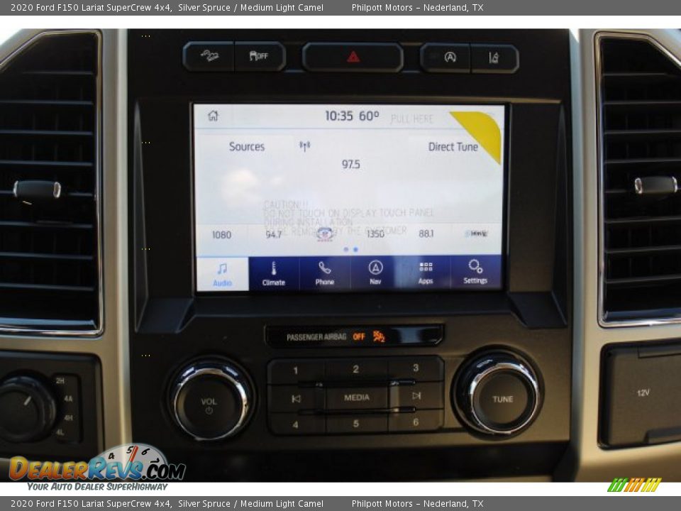 2020 Ford F150 Lariat SuperCrew 4x4 Silver Spruce / Medium Light Camel Photo #17