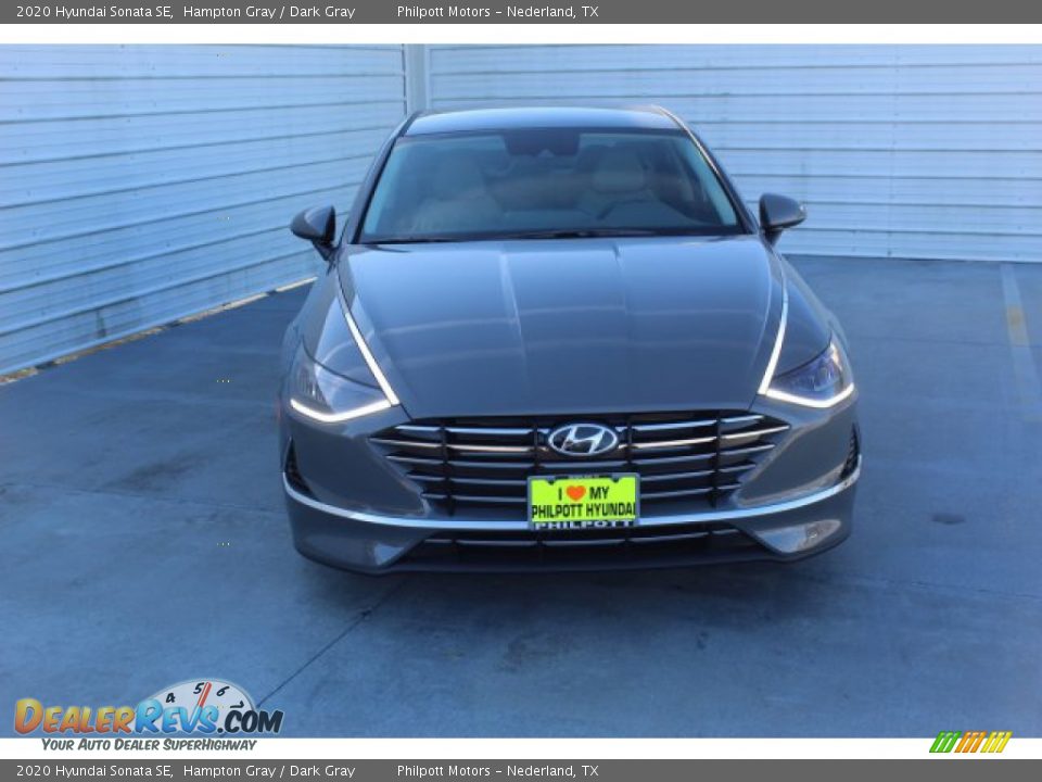 2020 Hyundai Sonata SE Hampton Gray / Dark Gray Photo #3
