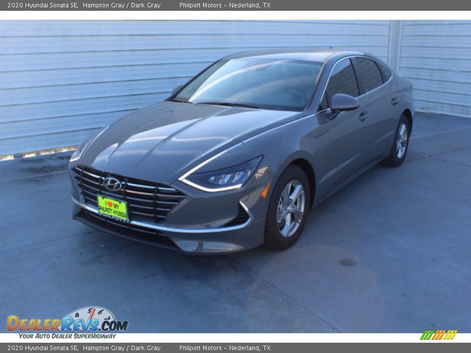 2020 Hyundai Sonata SE Hampton Gray / Dark Gray Photo #4