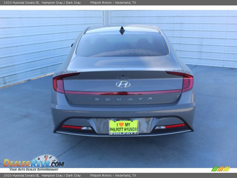 2020 Hyundai Sonata SE Hampton Gray / Dark Gray Photo #7