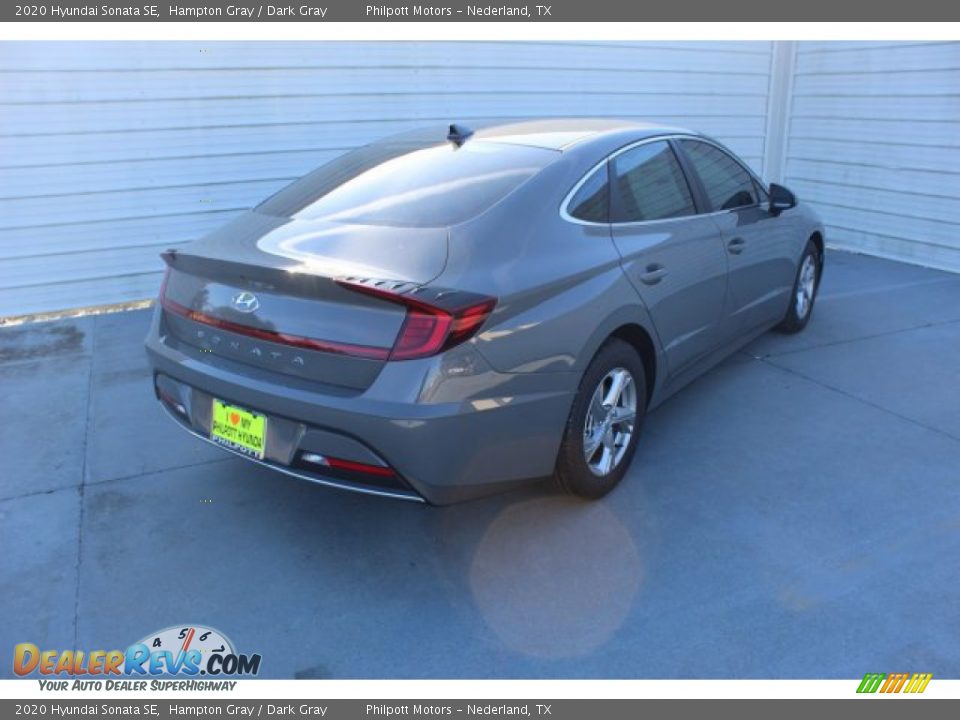 2020 Hyundai Sonata SE Hampton Gray / Dark Gray Photo #8