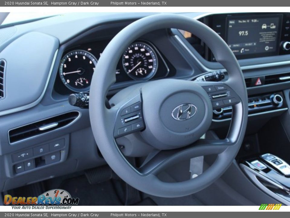 2020 Hyundai Sonata SE Hampton Gray / Dark Gray Photo #12