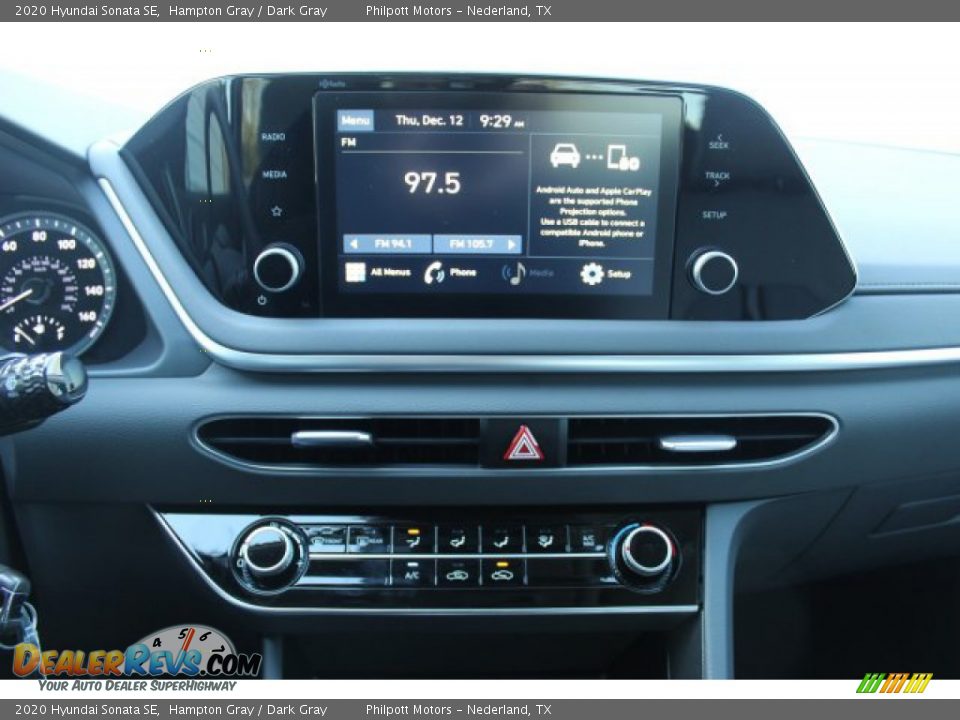 2020 Hyundai Sonata SE Hampton Gray / Dark Gray Photo #18