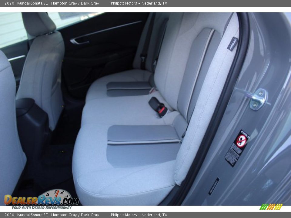 2020 Hyundai Sonata SE Hampton Gray / Dark Gray Photo #21
