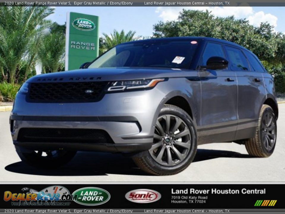 2020 Land Rover Range Rover Velar S Eiger Gray Metallic / Ebony/Ebony Photo #1