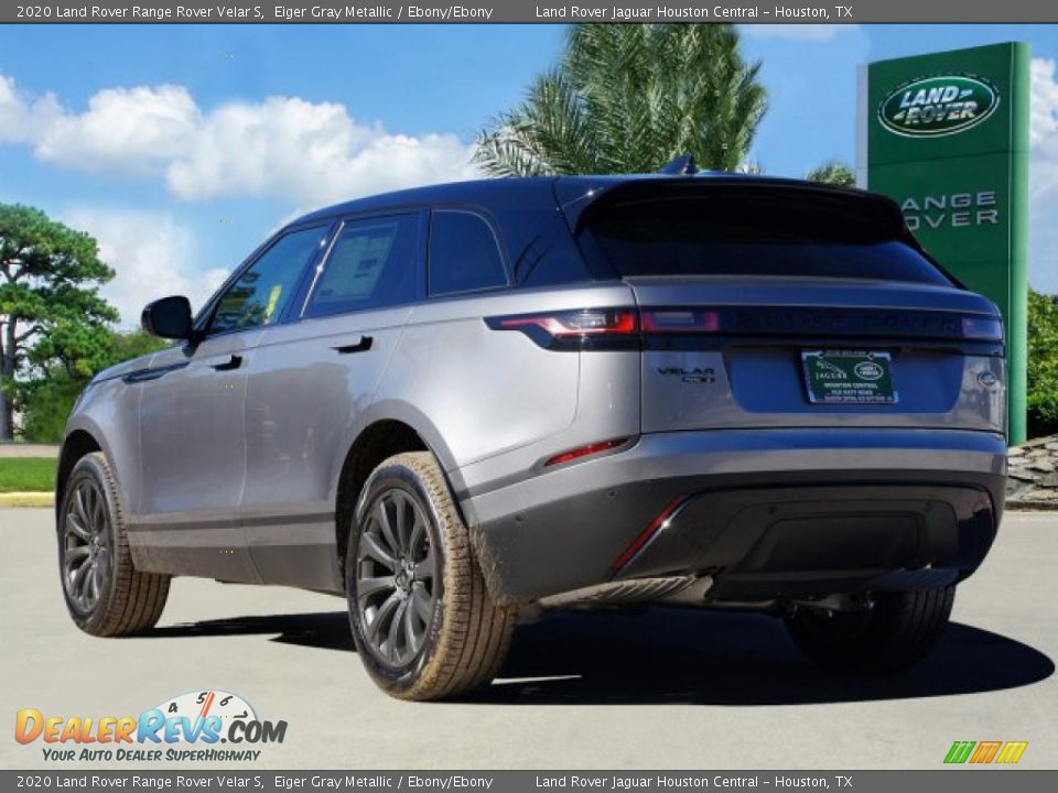 2020 Land Rover Range Rover Velar S Eiger Gray Metallic / Ebony/Ebony Photo #3