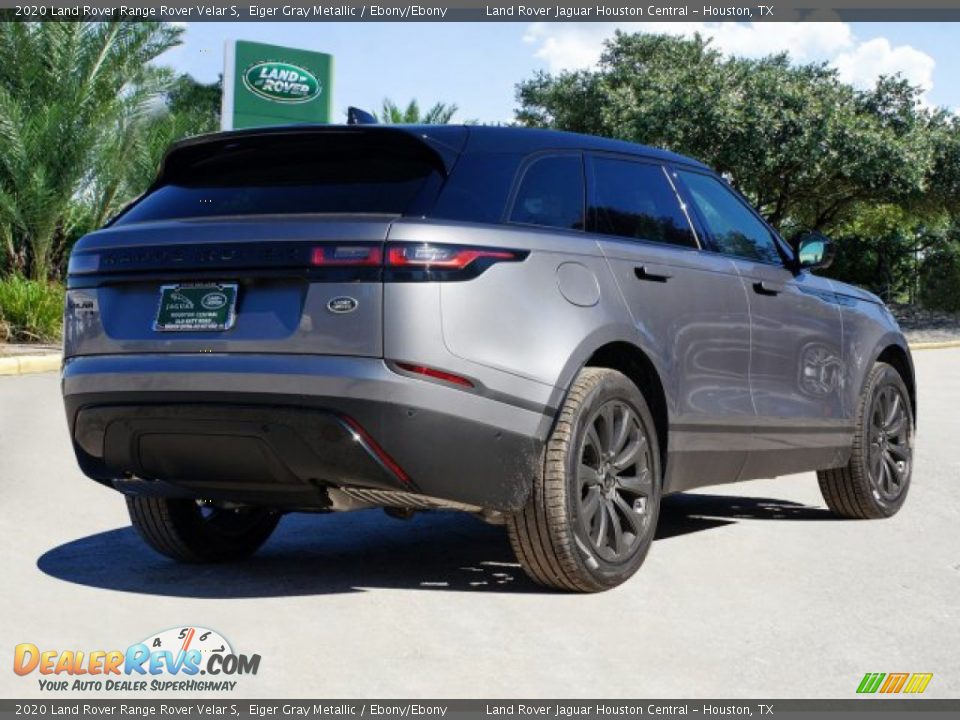 2020 Land Rover Range Rover Velar S Eiger Gray Metallic / Ebony/Ebony Photo #4