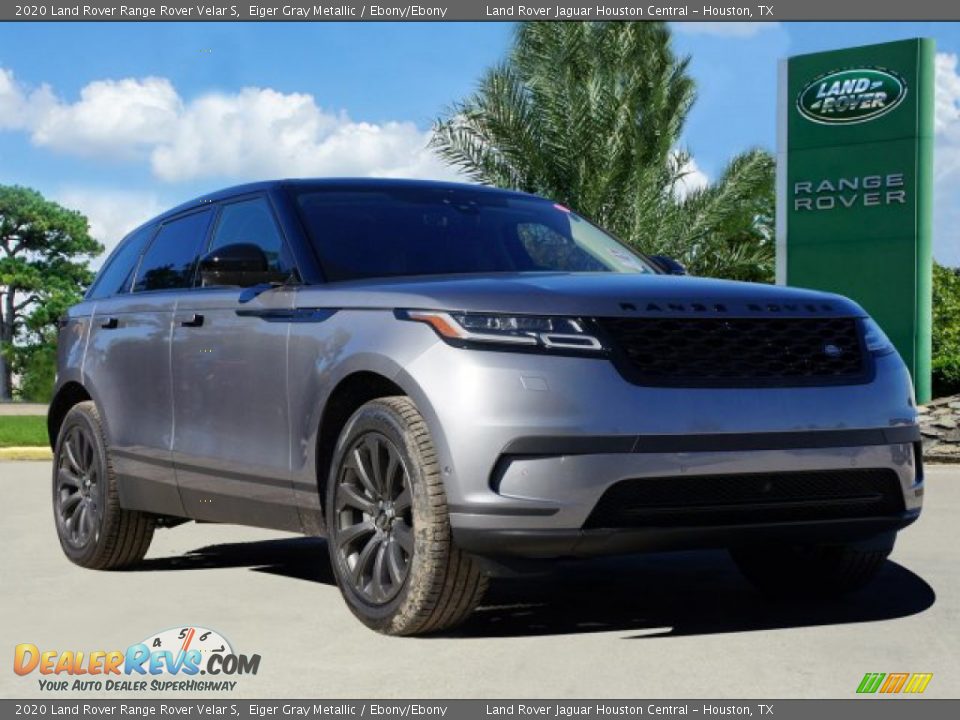 2020 Land Rover Range Rover Velar S Eiger Gray Metallic / Ebony/Ebony Photo #5