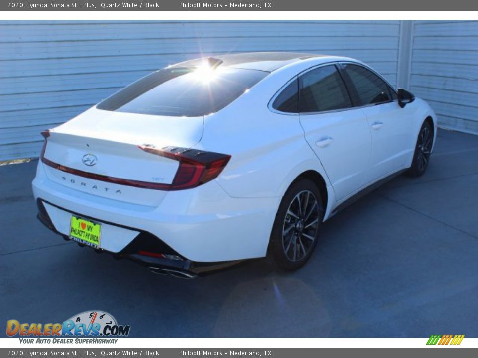 2020 Hyundai Sonata SEL Plus Quartz White / Black Photo #9