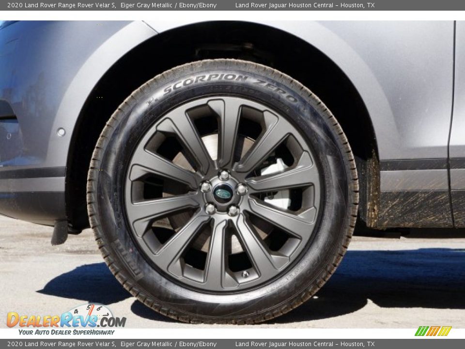 2020 Land Rover Range Rover Velar S Eiger Gray Metallic / Ebony/Ebony Photo #8