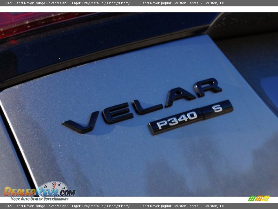 2020 Land Rover Range Rover Velar S Eiger Gray Metallic / Ebony/Ebony Photo #9
