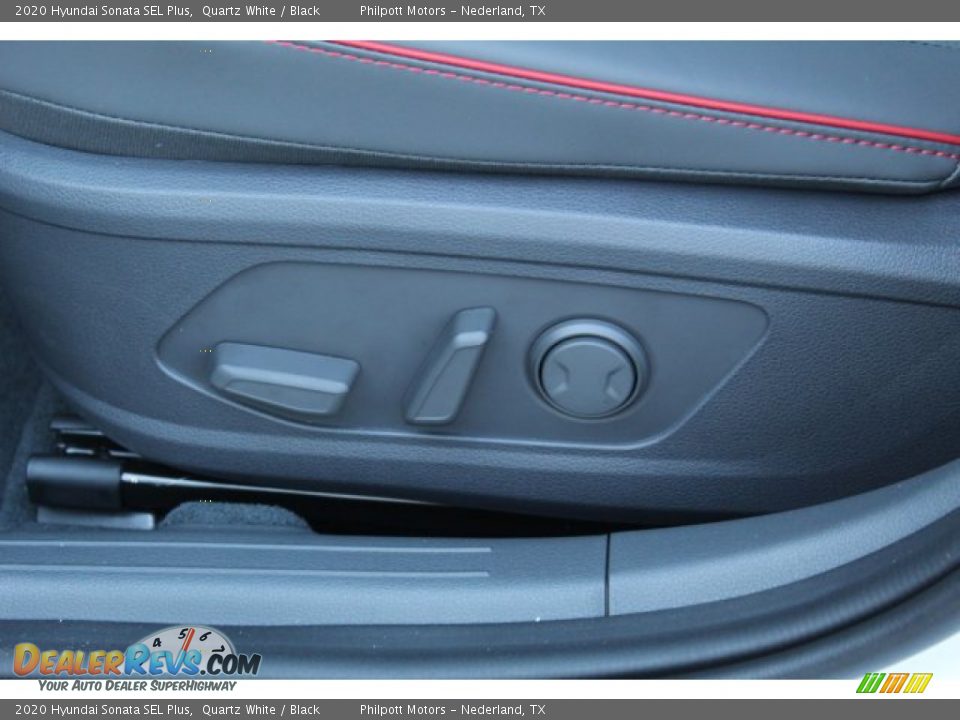 2020 Hyundai Sonata SEL Plus Quartz White / Black Photo #12