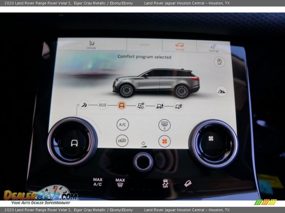2020 Land Rover Range Rover Velar S Eiger Gray Metallic / Ebony/Ebony Photo #16