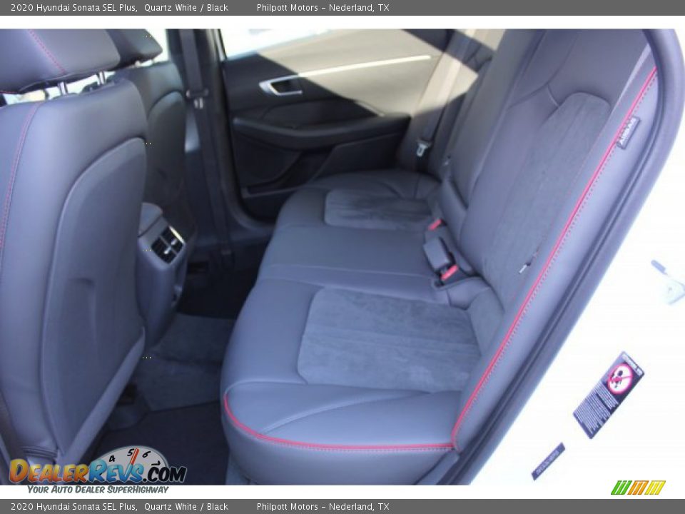 2020 Hyundai Sonata SEL Plus Quartz White / Black Photo #22